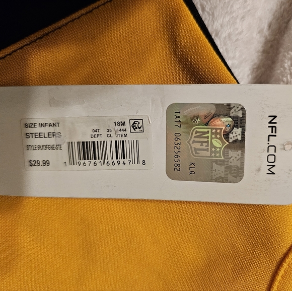 NWT Pittsburgh Steelers Infant Dress with Panties. Size:18M. - Picture 5 of 6